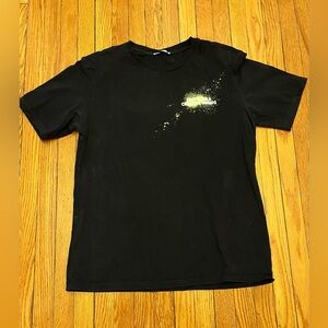 Zara Black Graphic Men's T-Shirt